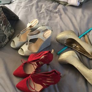 3 pair heels 👠 size 8